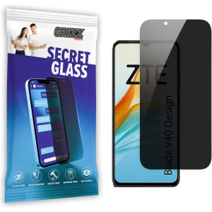 Matowe szkło prywatyzujące GrizzGlass SecretGlass do ZTE Blade V40 Design