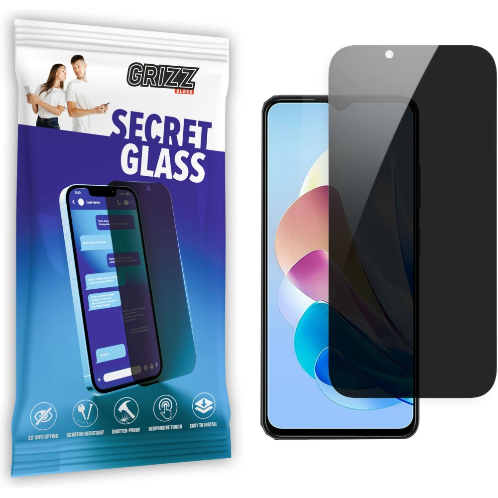 Matowe szkło prywatyzujące GrizzGlass SecretGlass do ZTE Blade V41 Vita