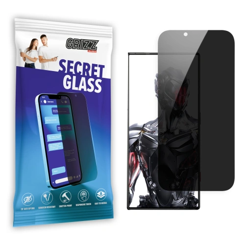 Matowe szkło prywatyzujące GrizzGlass SecretGlass do ZTE nubia Red Magic 8 Pro+