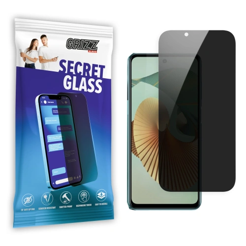 Matowe szkło prywatyzujące GrizzGlass SecretGlass do ZTE Voyage 30 Pro