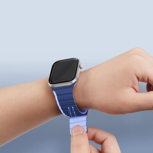 Kup Pasek magnetic Dux Ducis Strap (LD Version) Apple Watch 4/5/6/7/SE/8/9/10 40/41/42mm albastru - DDS1782 - {ean13} - Sklep Home Screen