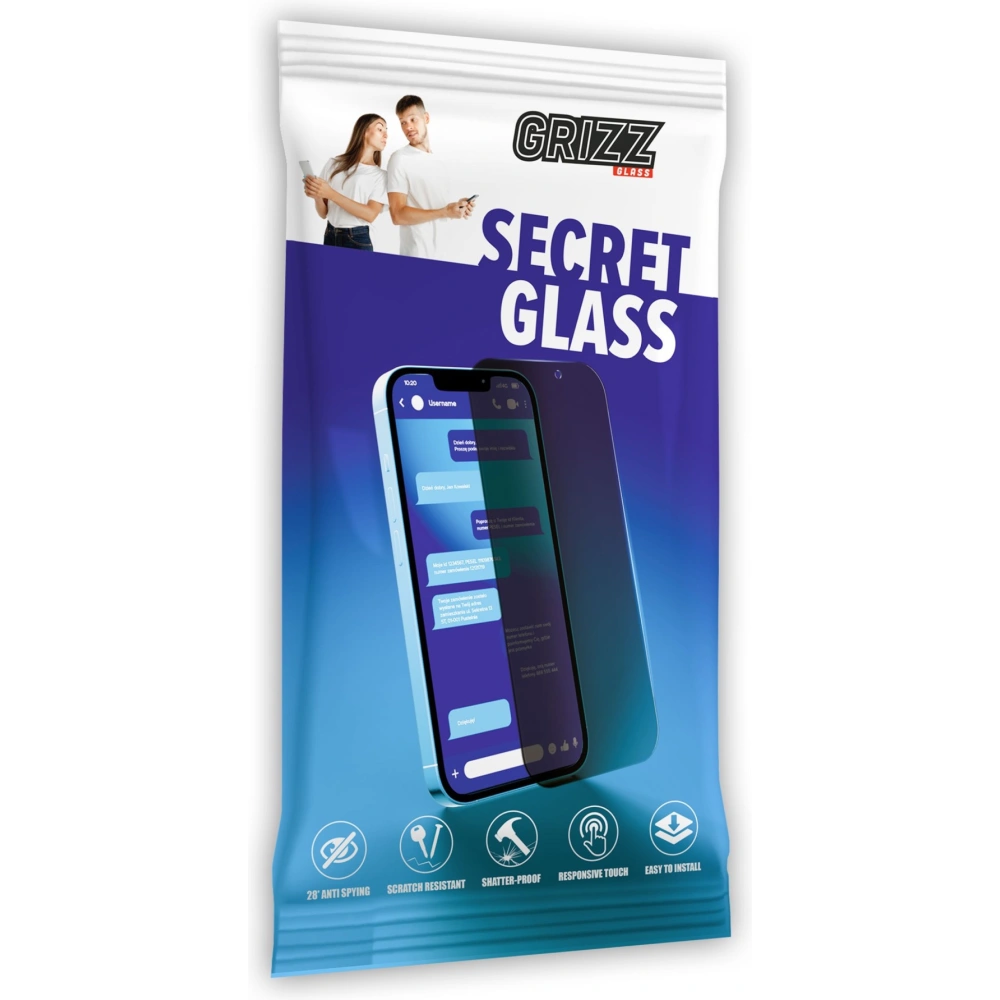 Matowe szkło prywatyzujące GrizzGlass SecretGlass do Sharp Aquos V6
