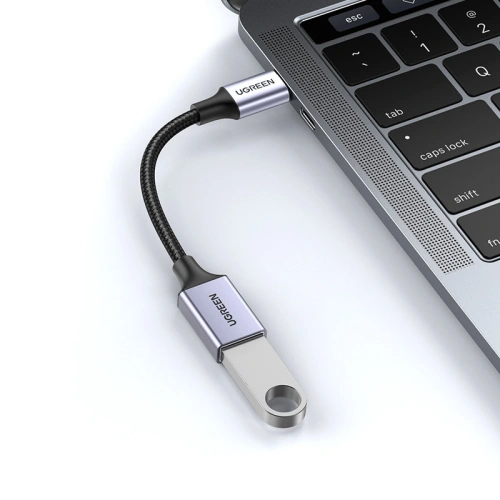 Kup 0.15m UGREEN US378 USB C (Stecker)/USB-A (Buchse) 3.0 OTG-Kabel schwarz - UGR1665 - {ean13} - Sklep Home Screen