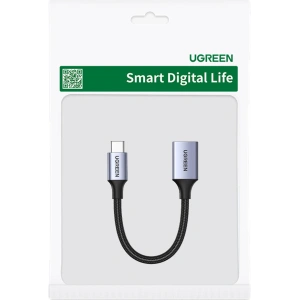 0.15m UGREEN US378 USB C (Stecker)/USB-A (Buchse) 3.0 OTG-Kabel schwarz