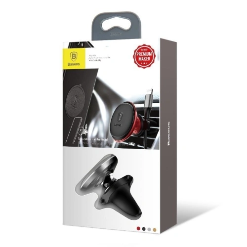 Kup Magnetischer Auto-Halter für Lüftungsgitter Baseus Magnetic Air Vent (schwarz) - BSU095BLK - {ean13} - Sklep Home Screen