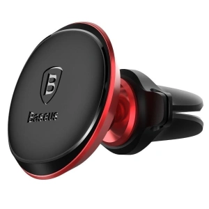 Buy Baseus Magnetic Air Vent Car Mount Red - BSU096RED - {ean13} - Home Screen Store Europe