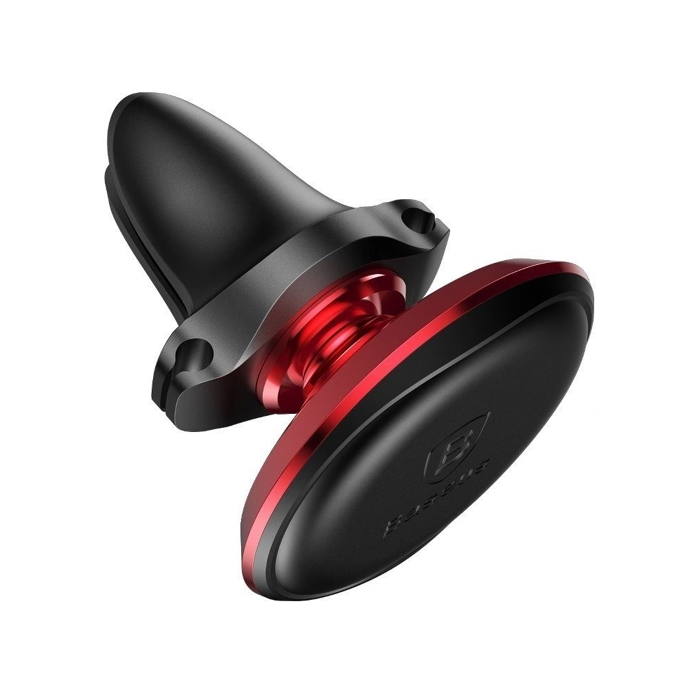 Magnetyczny uchwyt samochodowy do kratki Baseus Magnetic Air Vent (czerwony)