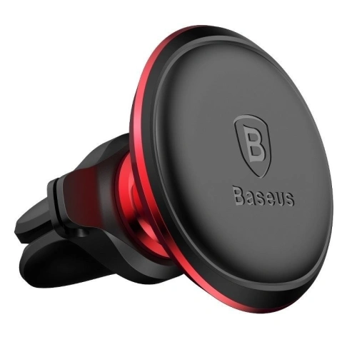 Buy Baseus Magnetic Air Vent Car Mount Red - BSU096RED - {ean13} - Home Screen Store Europe