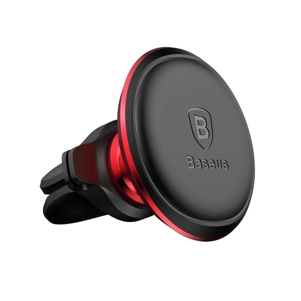 Magnetyczny uchwyt samochodowy do kratki Baseus Magnetic Air Vent (czerwony)