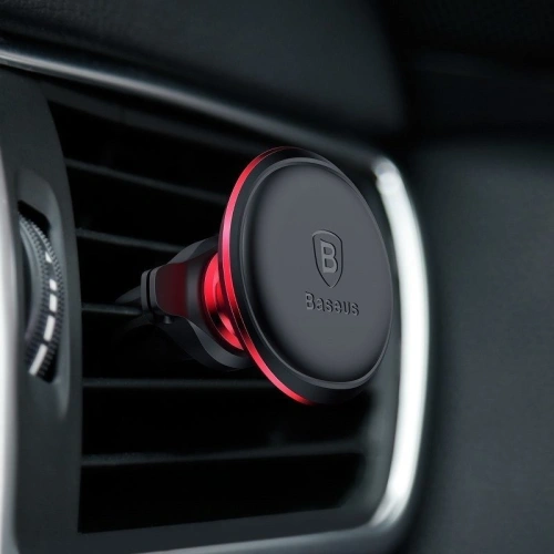 Kup Magnetický držák do auta na mřížku Baseus Magnetic Air Vent (červený) - BSU096RED - {ean13} - Sklep Home Screen