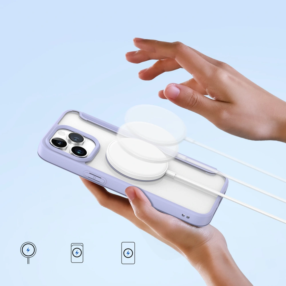 Etui Dux Ducis Skin X Pro MagSafe Apple iPhone 15 Pro Max fioletowe