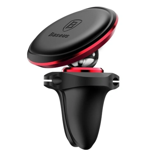 Buy Baseus Magnetic Air Vent Car Mount Red - BSU096RED - {ean13} - Home Screen Store Europe