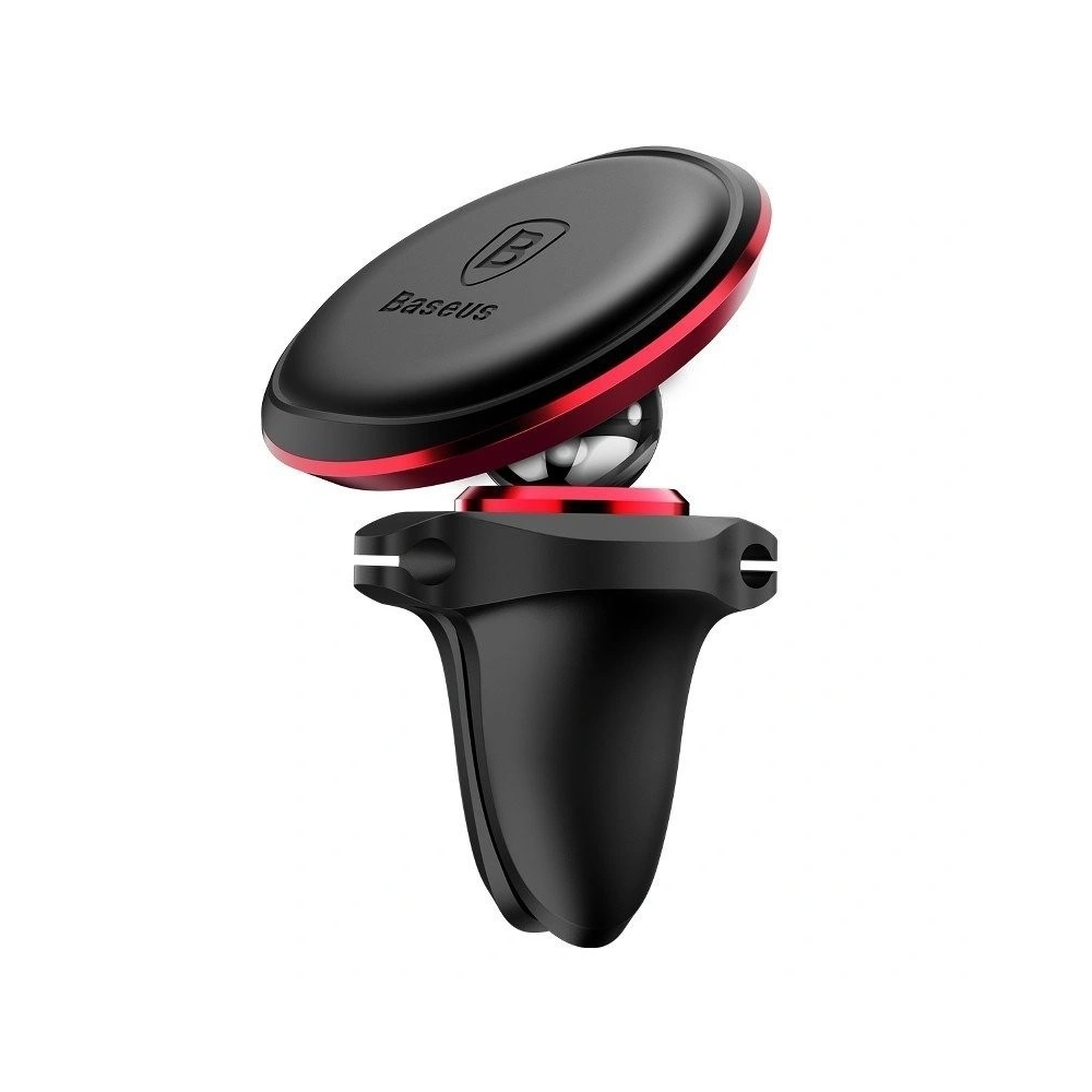 Magnetyczny uchwyt samochodowy do kratki Baseus Magnetic Air Vent (czerwony)