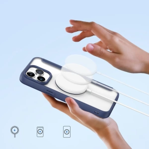 Kup Apple Dux Ducis Skin X Pro MagSafe Tasche iPhone 15 Pro Max blau - DDS1784 - {ean13} - Sklep Home Screen