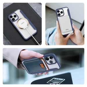 Kup Apple Dux Ducis Skin X Pro MagSafe Tasche iPhone 15 Pro Max blau - DDS1784 - {ean13} - Sklep Home Screen