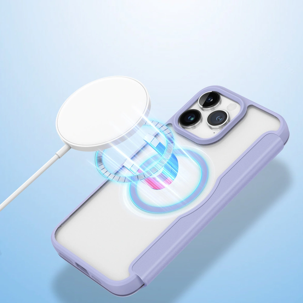 Etui Dux Ducis Skin X Pro MagSafe Apple iPhone 15 Pro fioletowe