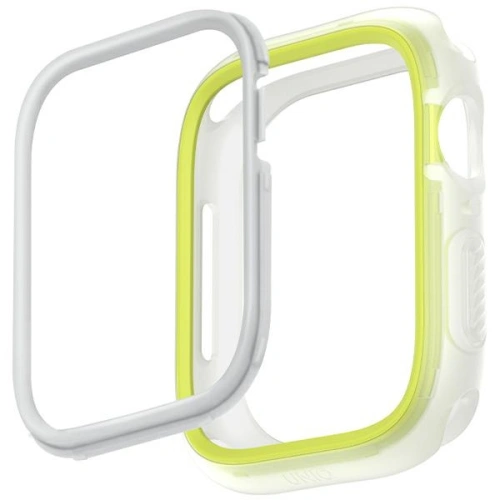 Kup Case UNIQ Moduo Apple Watch 4/5/6/7/SE/8/9 40/41mm limone-weiß/lime-white - UNIQ899 - {ean13} - Sklep Home Screen