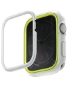Case UNIQ Moduo Apple Watch 4/5/6/7/SE/8/9 44/45mm limone-weiß/lime-white
