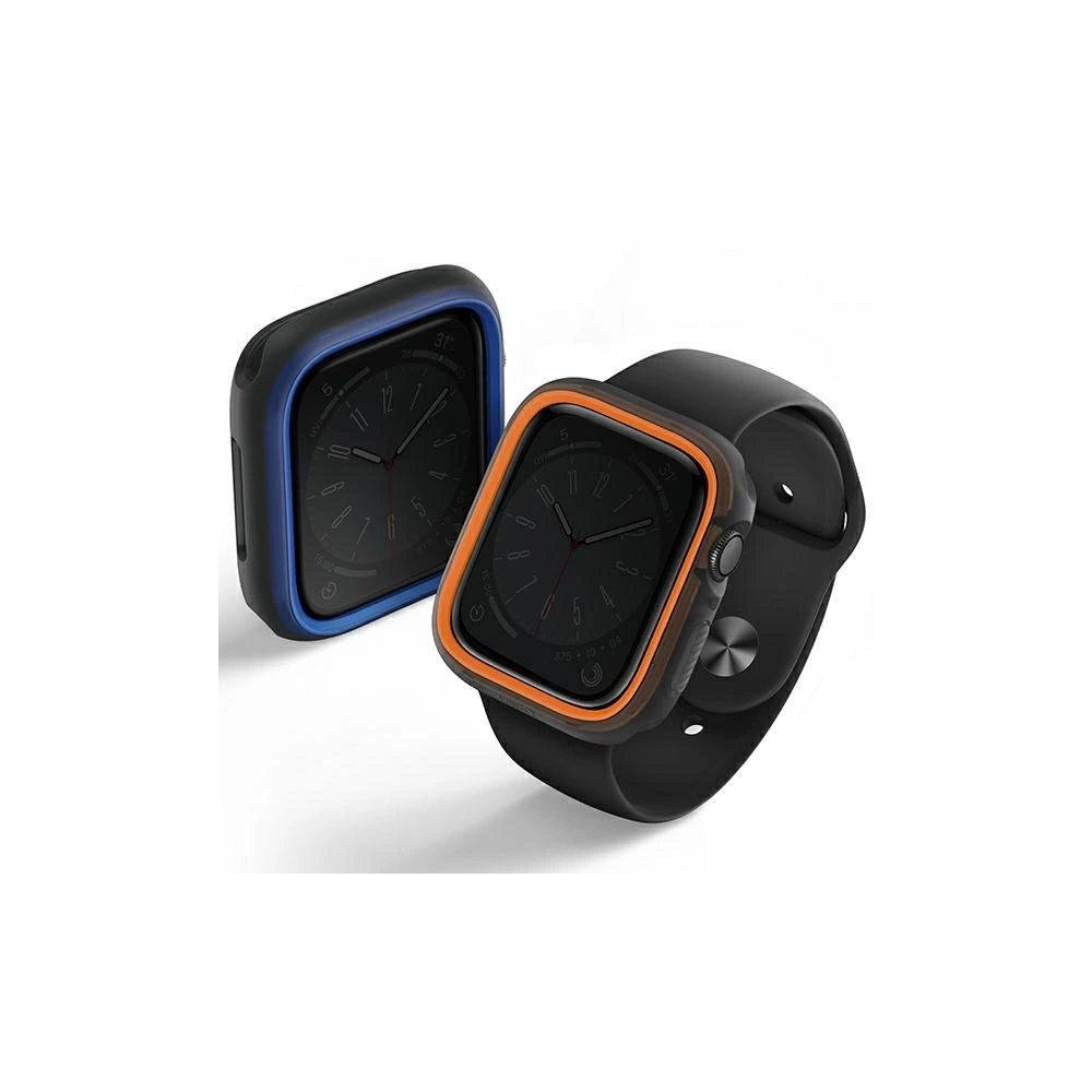 Etui UNIQ Moduo Apple Watch 4/5/6/7/SE/8/9 44/45mm pomarańczowy-niebieski/orange-blue