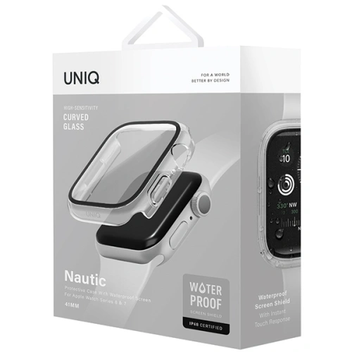 Kup Case UNIQ Nautic Apple Watch 4/5/6/7/SE/8/9 40/41mm transparent/dove clear - UNIQ902 - {ean13} - Sklep Home Screen