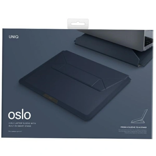 Buy UNIQ Oslo laptop Sleeve 14 inch navy - UNIQ905 - {ean13} - Home Screen Store Europe