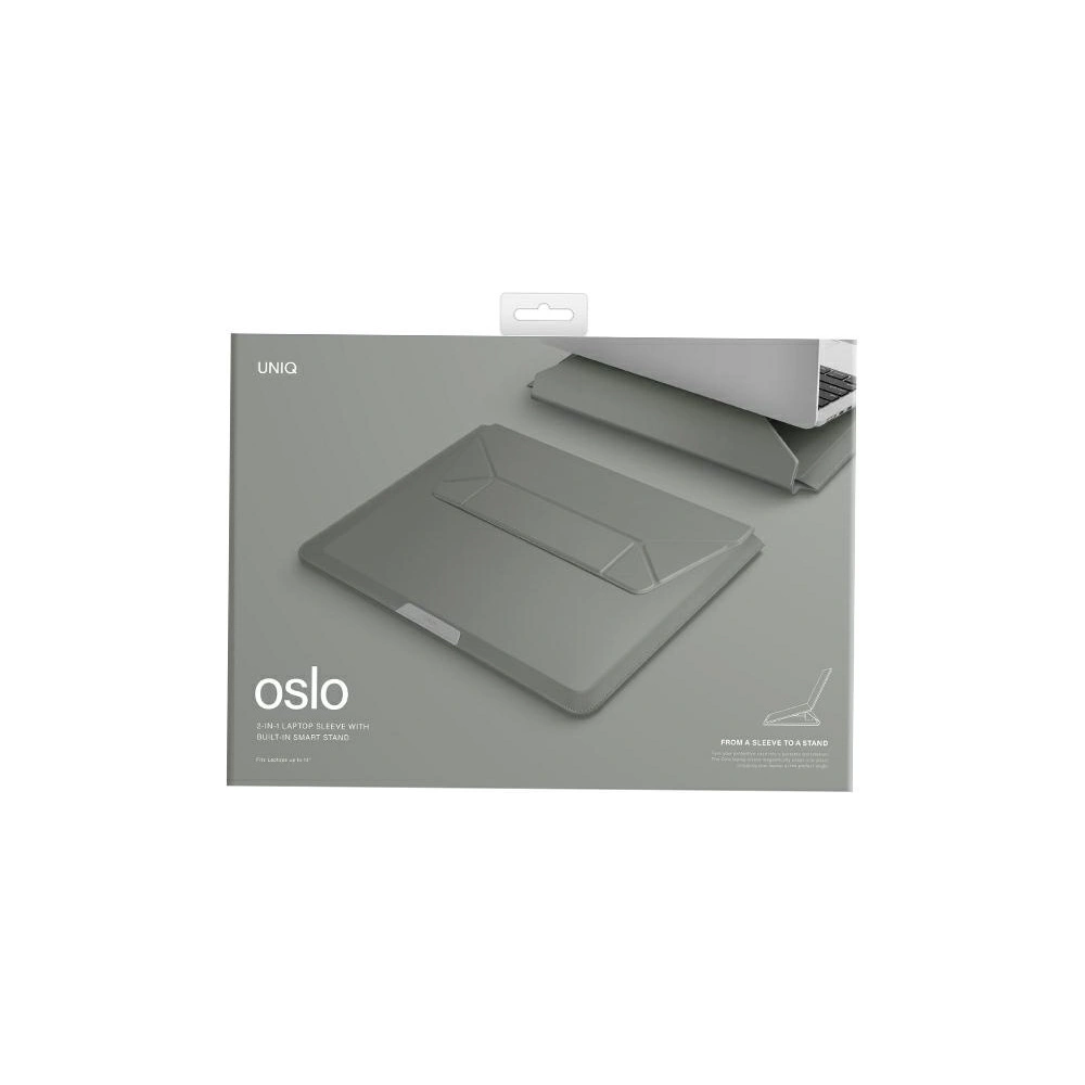 Etui UNIQ Oslo laptop Sleeve 14 cali zielony/green