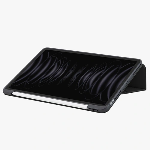 Kup Apple UNIQ Ryze Case iPad Air 10.9 2020/2022 (generația a patra și a cincea) / iPad Pro 11 2021/2022 (generația a treia și a patra) / iPad Air 11 2024 (generația a șasea) negru/negru - UNIQ908 - {ean13} - Sklep Home Screen