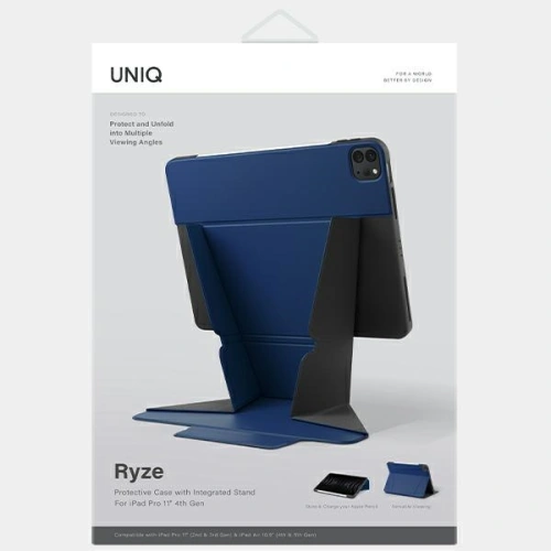 Kup Apple UNIQ Ryze Case iPad Air 10.9 2020/2022 (4. und 5. Generation) / iPad Pro 11 2021/2022 (3. und 4. Generation) / iPad Air 11 2024 (6. Generation) blau/blau - UNIQ910 - {ean13} - Sklep Home Screen