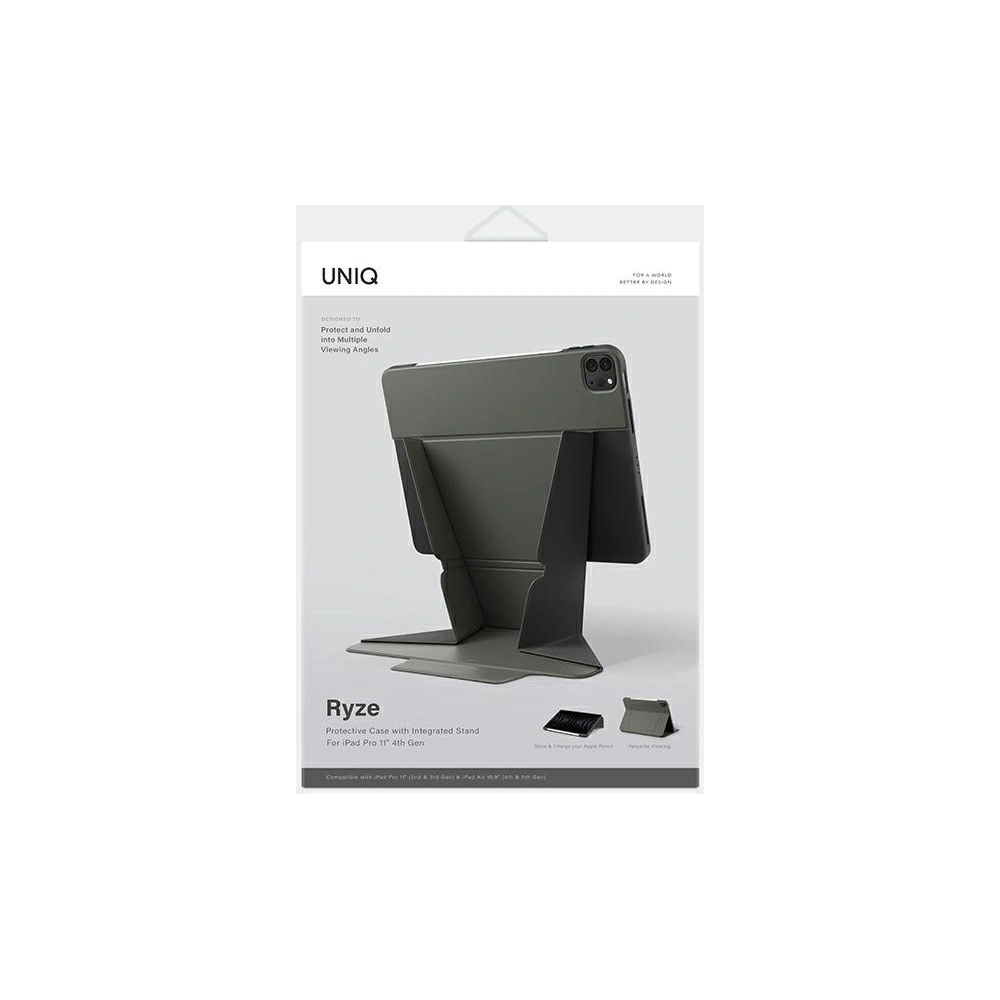 Etui UNIQRyze Apple iPad Air 10.9 2020/2022 (4. i 5. gen) / iPad Pro 11 2021/2022 (3. i 4. gen) / iPad Air 11 2024 (6. generacji) zielony/green