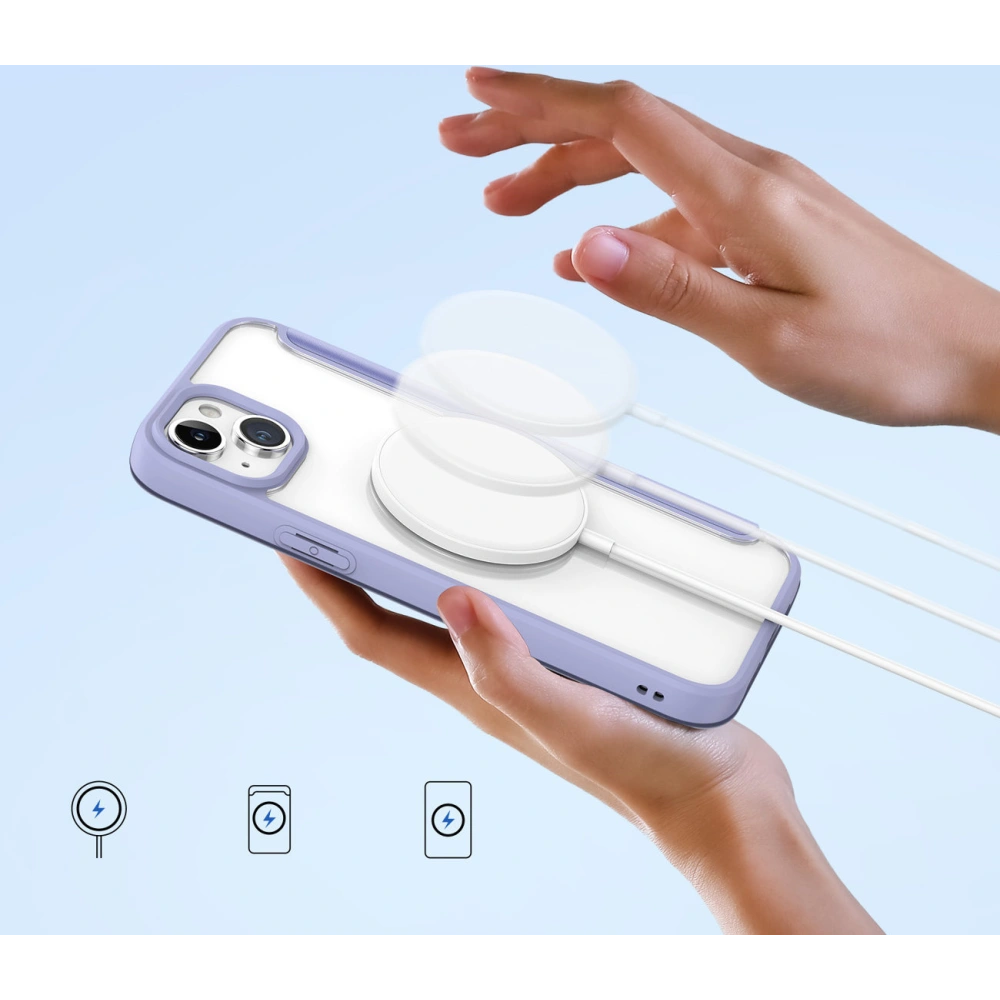 Etui Dux Ducis Skin X Pro MagSafe Apple iPhone 15 Plus / 14 Plus fioletowy