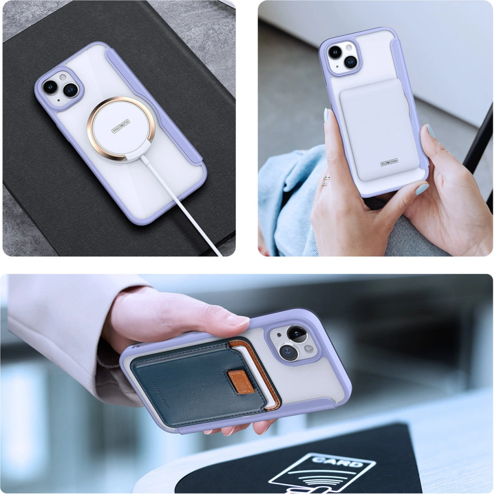Etui Dux Ducis Skin X Pro MagSafe Apple iPhone 15 Plus / 14 Plus fioletowy