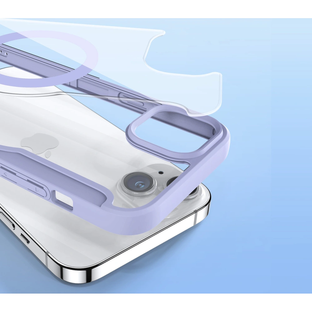 Etui Dux Ducis Skin X Pro MagSafe Apple iPhone 15 Plus / 14 Plus fioletowy