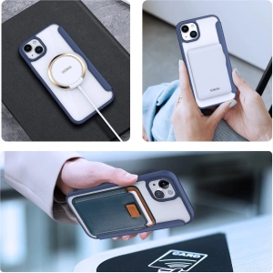 Kup Apple Dux Ducis Skin X Pro MagSafe caz iPhone 15 Plus / 14 Plus albastru - DDS1790 - {ean13} - Sklep Home Screen