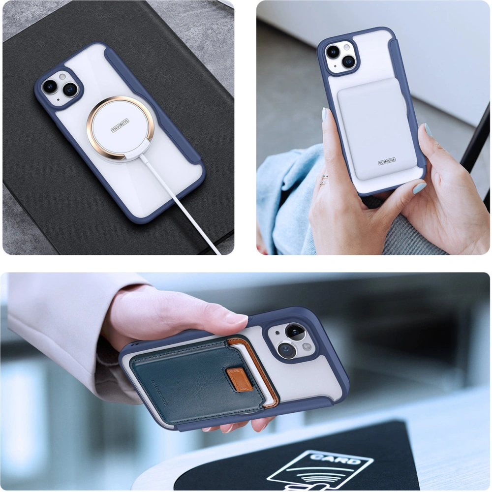 Etui Dux Ducis Skin X Pro MagSafe Apple iPhone 15 Plus / 14 Plus niebieski