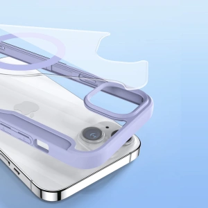 Etui Dux Ducis Skin X Pro MagSafe Apple iPhone 15 fioletowy