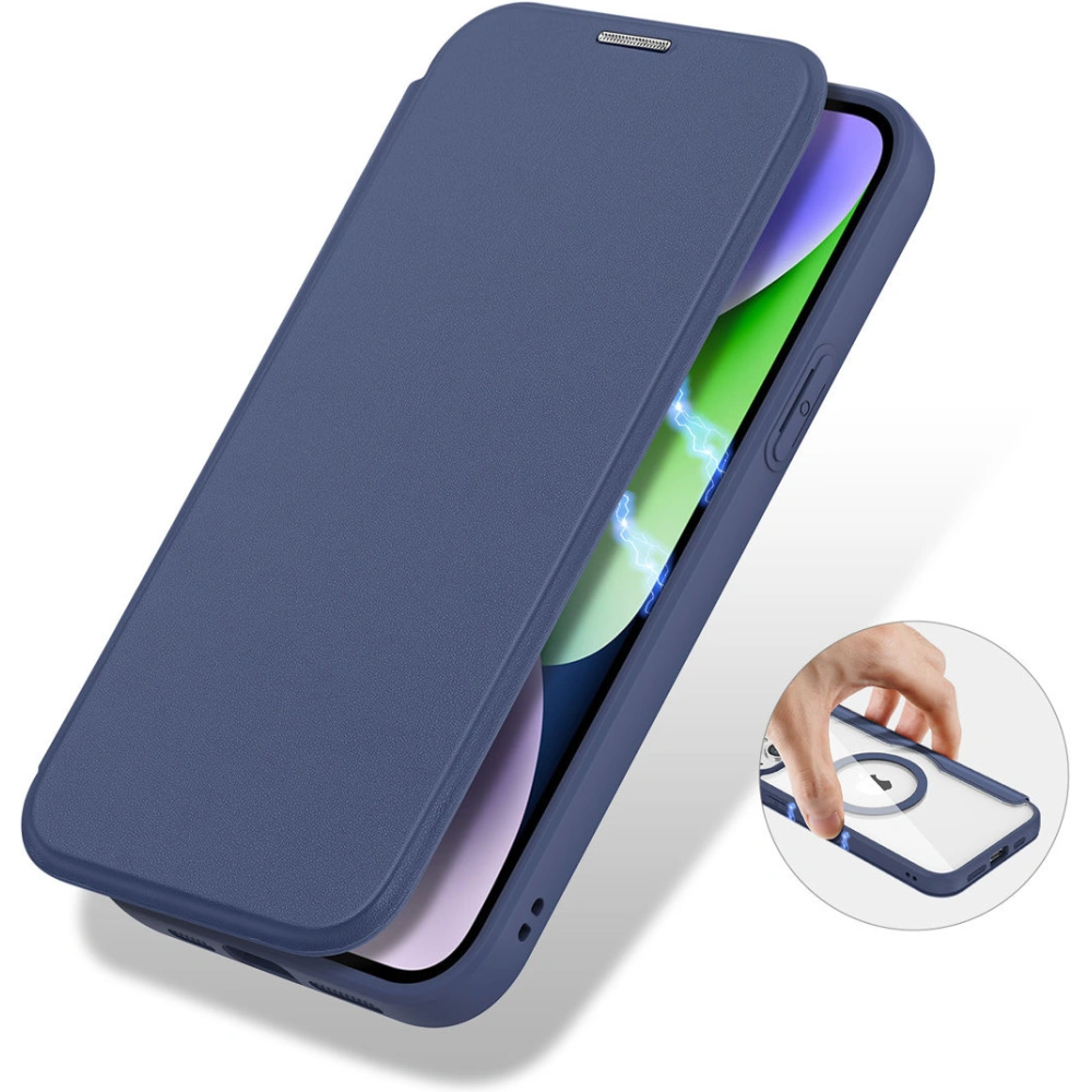Etui Dux Ducis Skin X Pro MagSafe Apple iPhone 15 niebieski