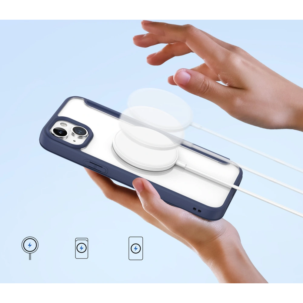 Etui Dux Ducis Skin X Pro MagSafe Apple iPhone 15 niebieski