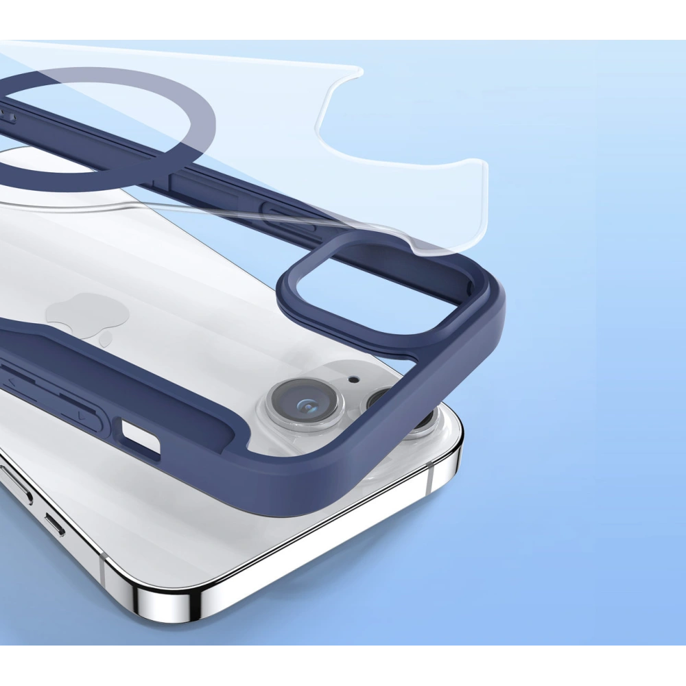 Etui Dux Ducis Skin X Pro MagSafe Apple iPhone 15 niebieski