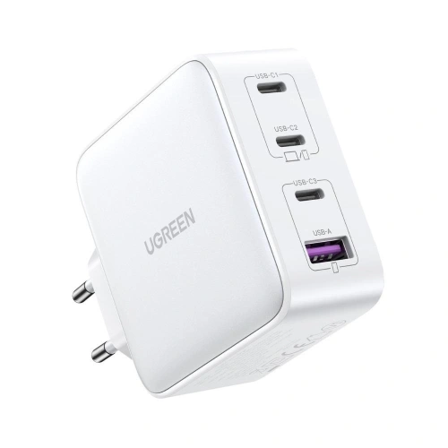 Kup GaN UGREEN CD226 3xUSB-C/USB-A 100W PPS încărcător de rețea alb - UGR1667 - {ean13} - Sklep Home Screen