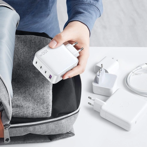 Kup Nabíječka sítová GaN UGREEN CD226 3xUSB-C/USB-A 100W PPS bílá - UGR1667 - {ean13} - Sklep Home Screen