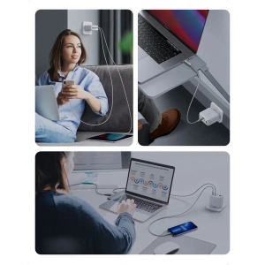 Kup GaN UGREEN CD226 3xUSB-C/USB-A 100W PPS încărcător de rețea alb - UGR1667 - {ean13} - Sklep Home Screen