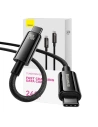 Kábel Baseus Tungsten Gold USB-C/USB-C 240W 3m (fekete)