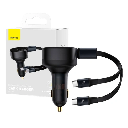 Kup Baseus Autoladegerät Enjoyment 33W + USB-C Kabel (schwarz) - BSU4466 - {ean13} - Sklep Home Screen
