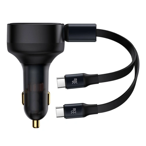 Kup Autós töltő Baseus Enjoyment 33W + USB-C kábelek (fekete) - BSU4466 - {ean13} - Sklep Home Screen