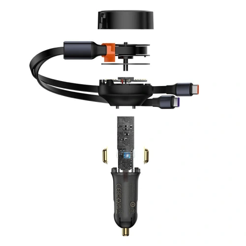 Kup Baseus Autoladegerät Enjoyment 33W + USB-C Kabel (schwarz) - BSU4466 - {ean13} - Sklep Home Screen