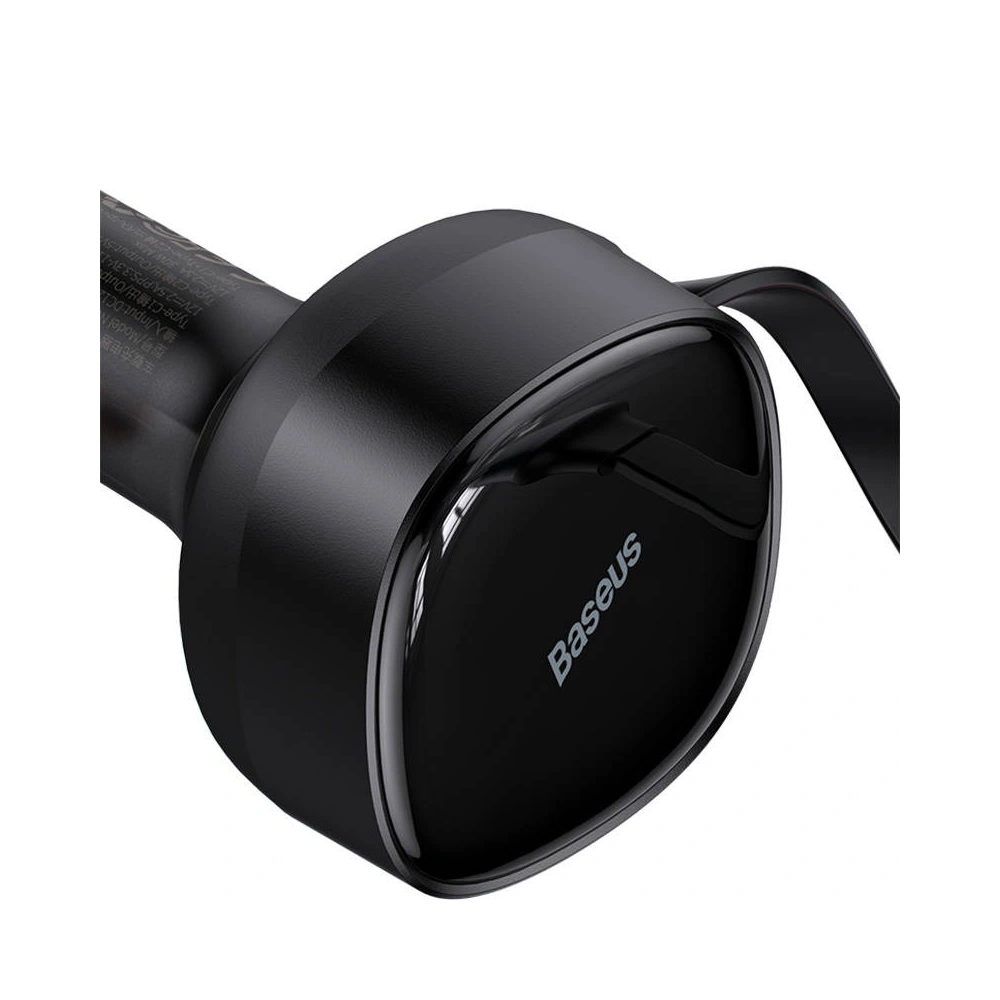 Ładowarka samochodowa Baseus Enjoyment 33W + kable USB-C (czarna)