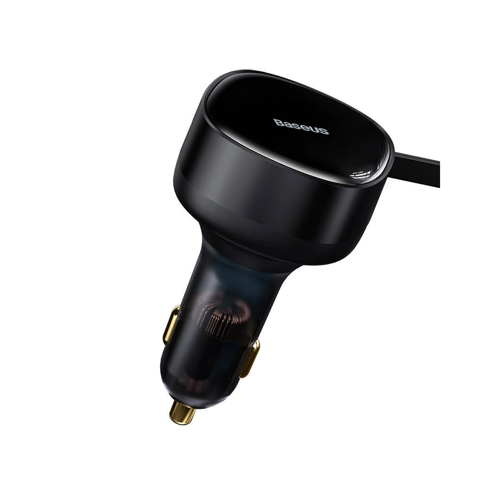 Ładowarka samochodowa Baseus Enjoyment 33W + kable USB-C (czarna)