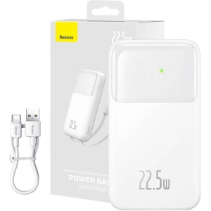Powerbank Baseus Comet 10000mAh 22.5W (biały)