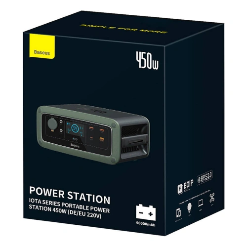 Kup Powerbank/napájecí stanice Baseus ioTa 450W 90000mAh (zelená) - BSU4470 - {ean13} - Sklep Home Screen