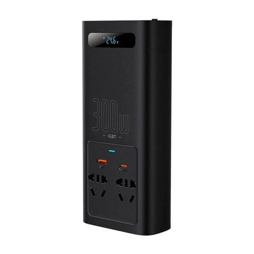 Kup Autós inverter Baseus 300W, 24V, CN/EU (fekete) - BSU4471 - {ean13} - Sklep Home Screen